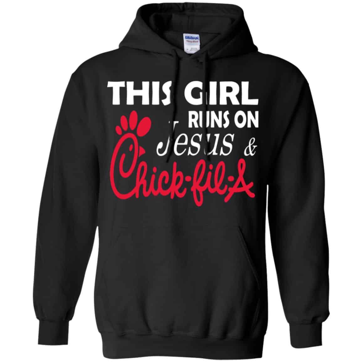 This Girl Runs On Jesus & Chick-fil-A T-Shirts, Hoodie, Tank