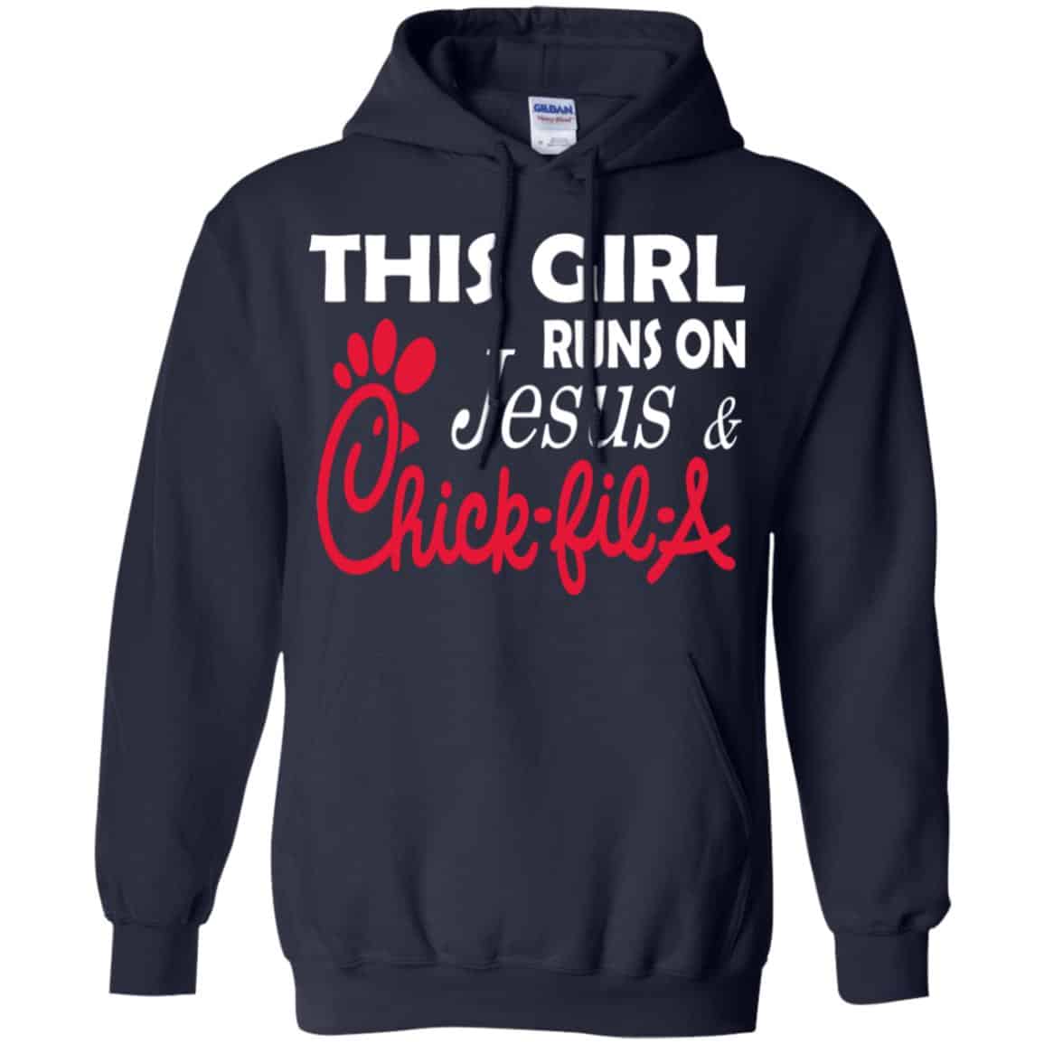 This Girl Runs On Jesus & Chick-fil-A T-Shirts, Hoodie, Tank
