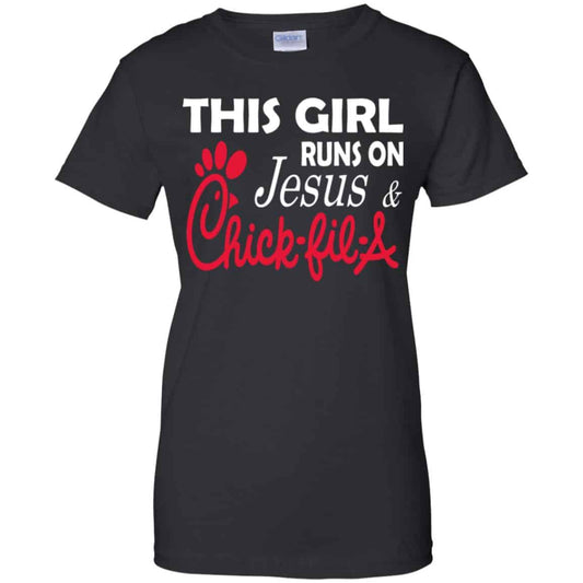 
	This Girl Runs On Jesus & Chick-fil-A T-Shirts, Hoodie, Tank