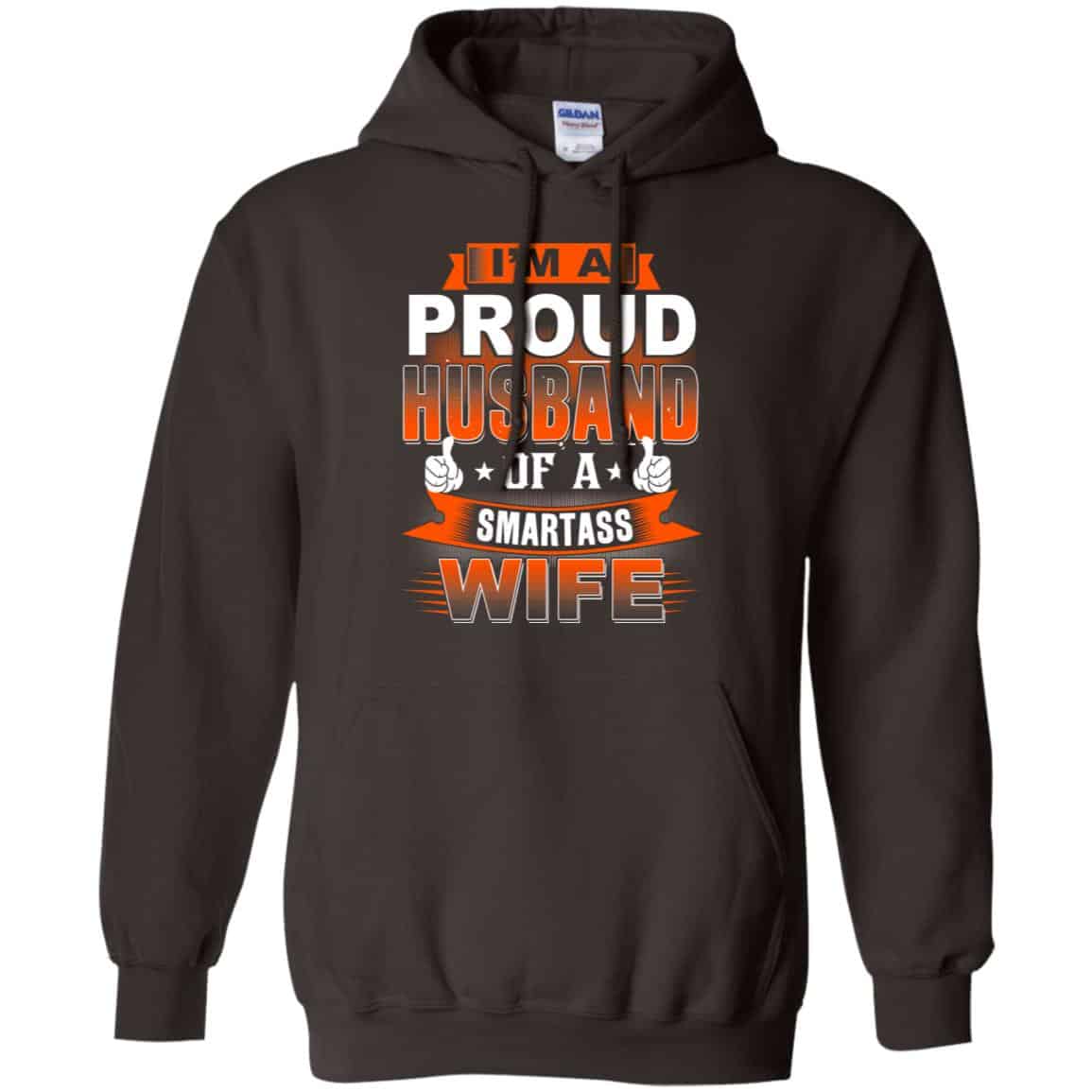I’m A Proud Husband Of A Smartass Wife Shirt, Hoodie, Tank