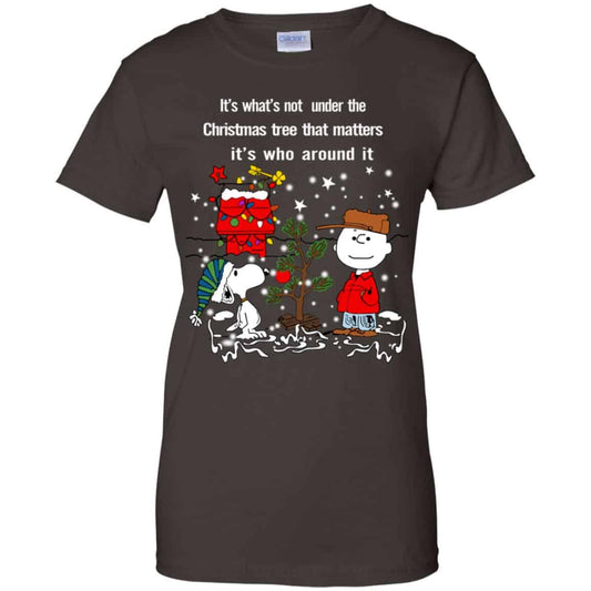 It’s What’t Not Under The Christmas Tree That Matters It’s Who Around It Shirt, Hoodie, Tank