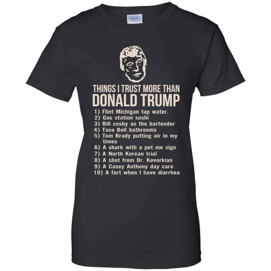
	Donald Trump: Things I Trust More Than Donald Trump T-Shirts, Hoodie, Tank