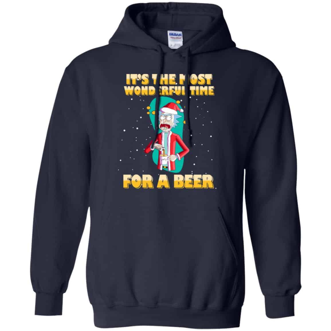 It’s The Most Wonderful Time For A Beer Rick And Morty Shirt, Hoodie, Tank