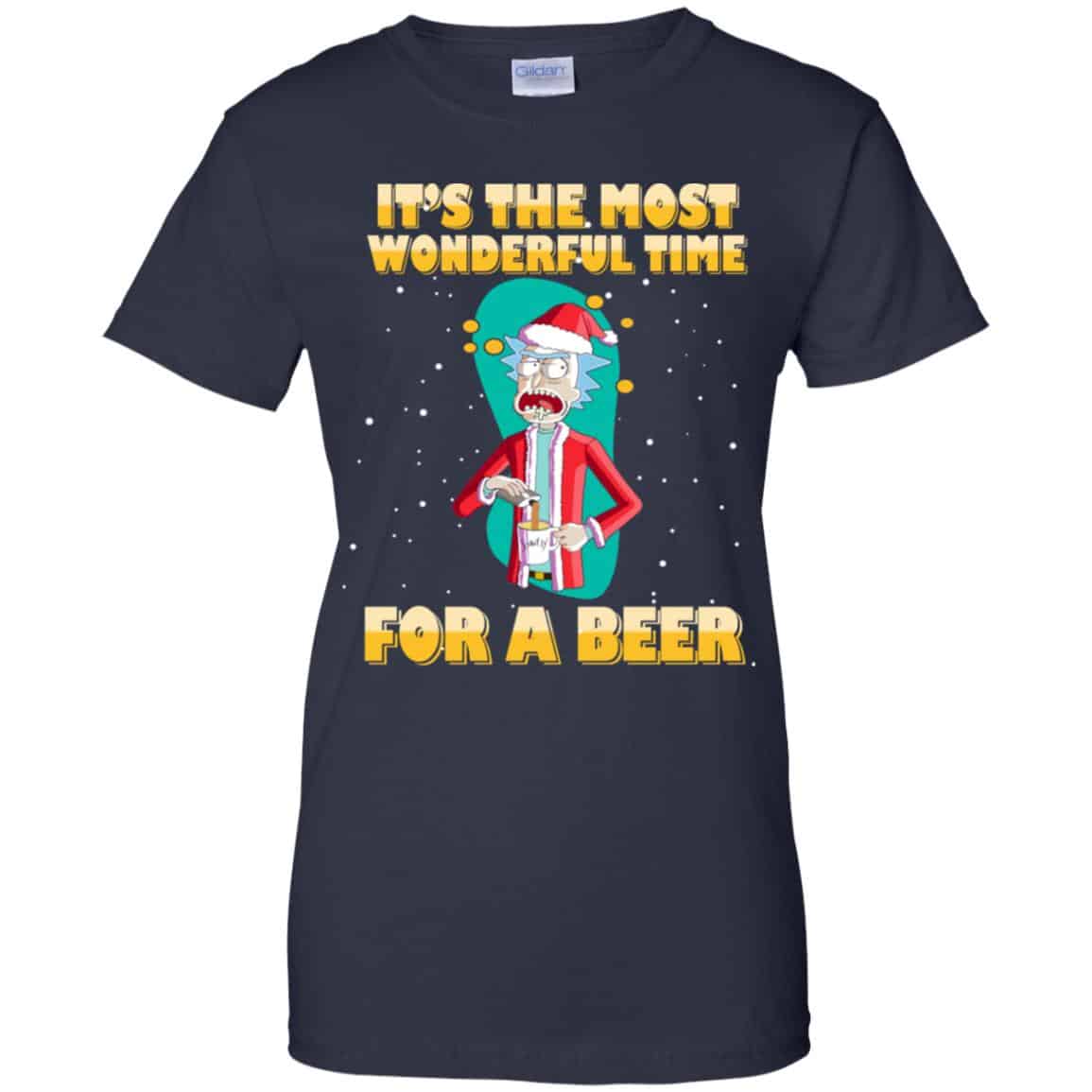 It’s The Most Wonderful Time For A Beer Rick And Morty Shirt, Hoodie, Tank