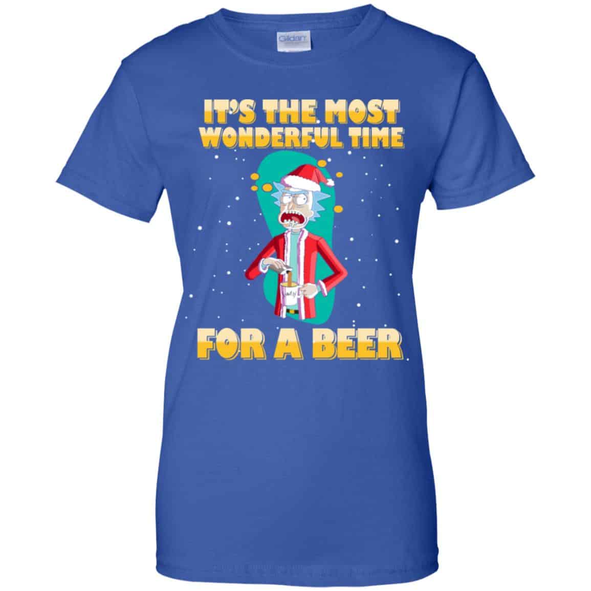 It’s The Most Wonderful Time For A Beer Rick And Morty Shirt, Hoodie, Tank