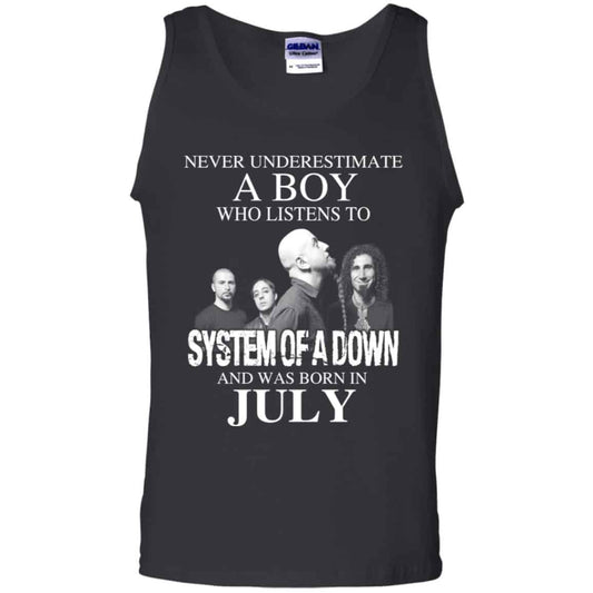 
	A Boy Who Listens To System Of A Down And Was Born In July T-Shirts, Hoodie, Tank