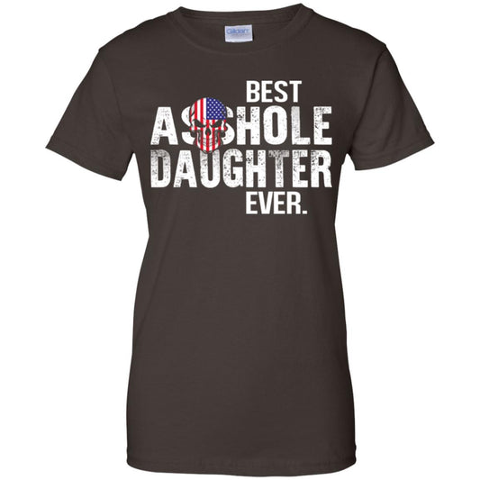 Best Asshole Daughter Ever T-Shirts, Hoodie, Tank