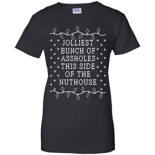 
	Jolliest Bunch Of Assholes This Side Of The Nuthouse Christmas Sweatshirt, T-Shirts, Hoodie