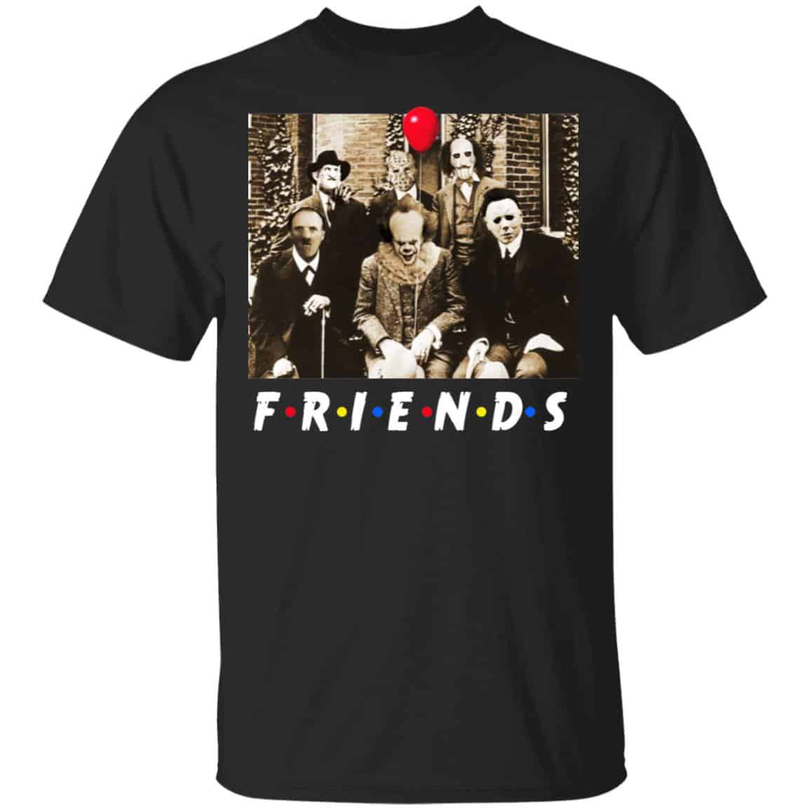 Friends Halloween Horror Team Scary Movies Costume Shirt, Hoodie, Tank