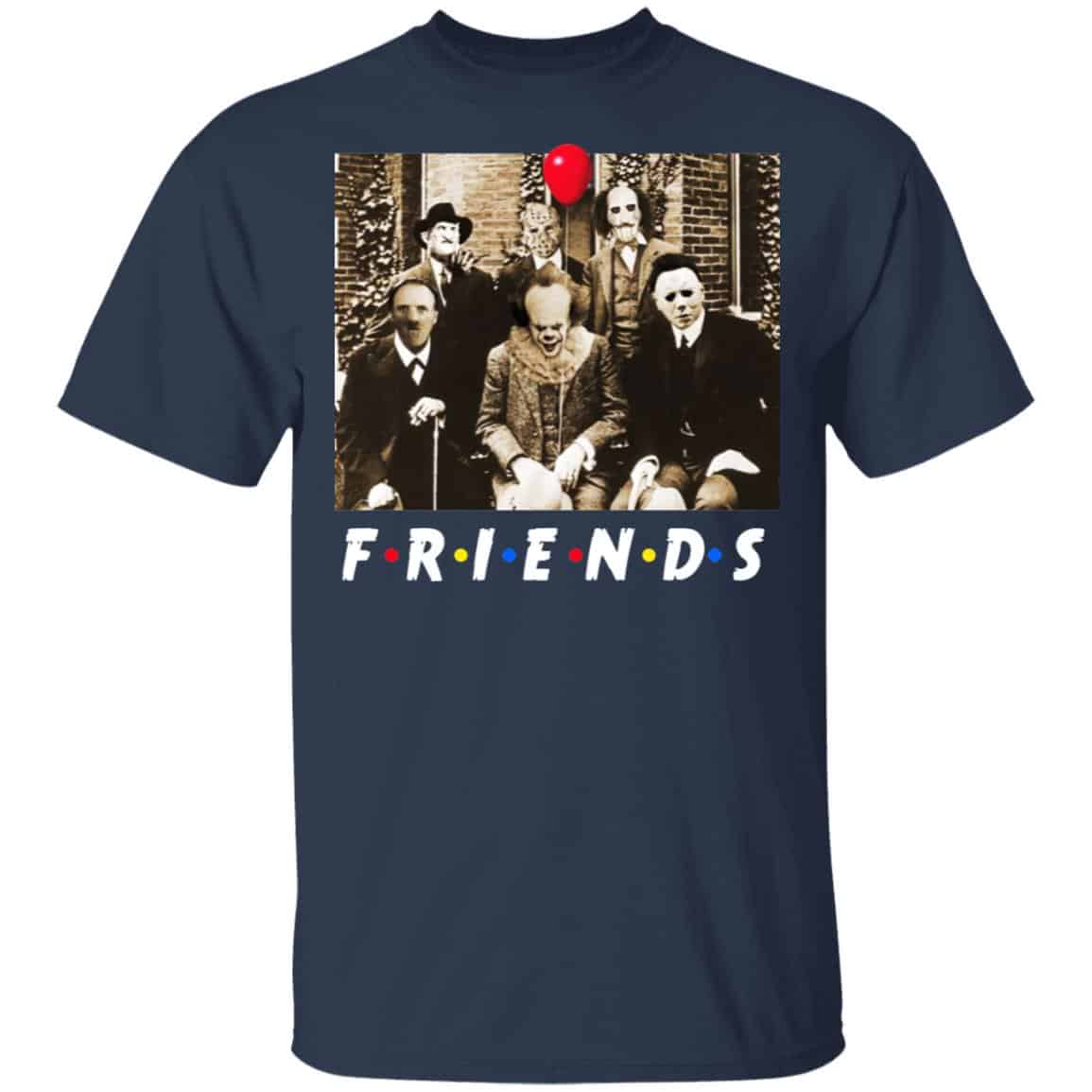 Friends Halloween Horror Team Scary Movies Costume Shirt, Hoodie, Tank