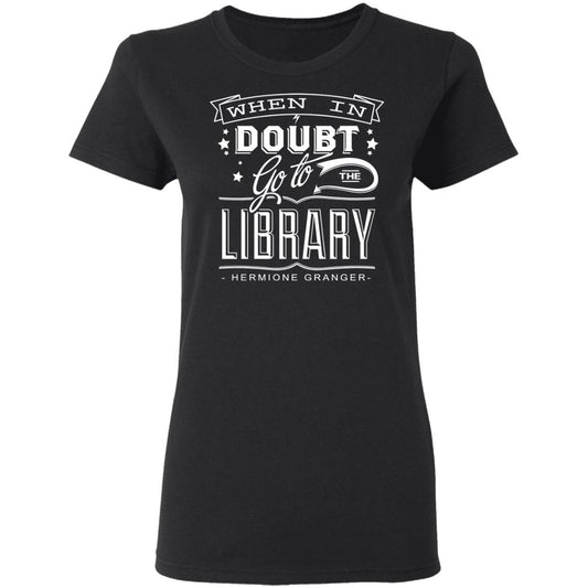 
	When In Doubt Go To The Library Hermione Granger Shirt, Hoodie, Tank