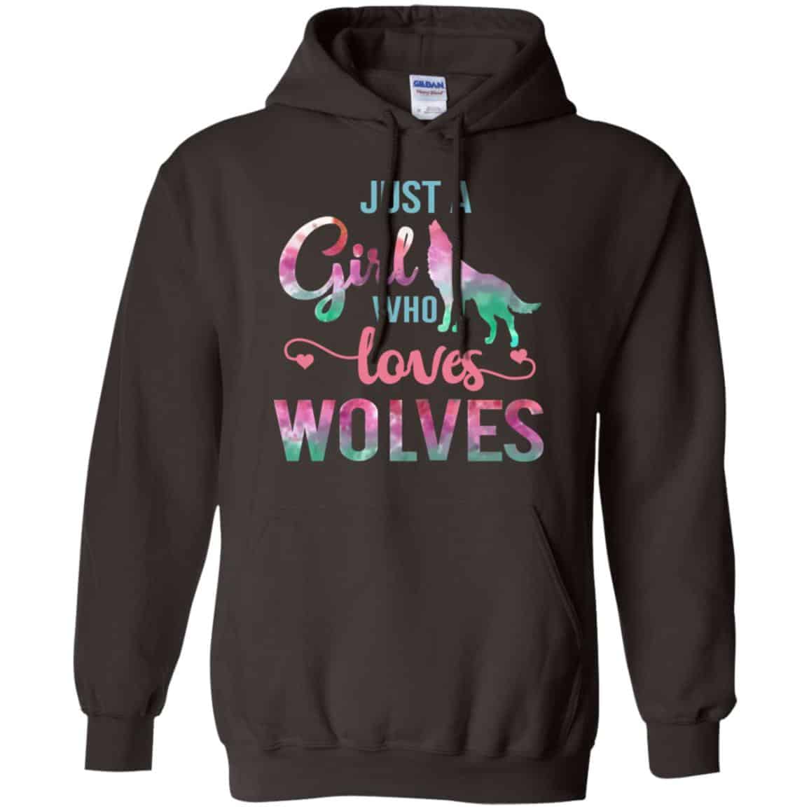 Just A Girl Who Loves Wolves Shirt, Hoodie, Tank