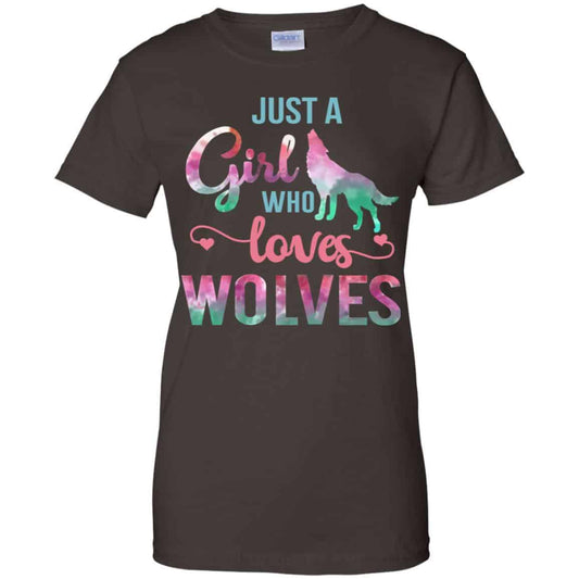 
	Just A Girl Who Loves Wolves Shirt, Hoodie, Tank