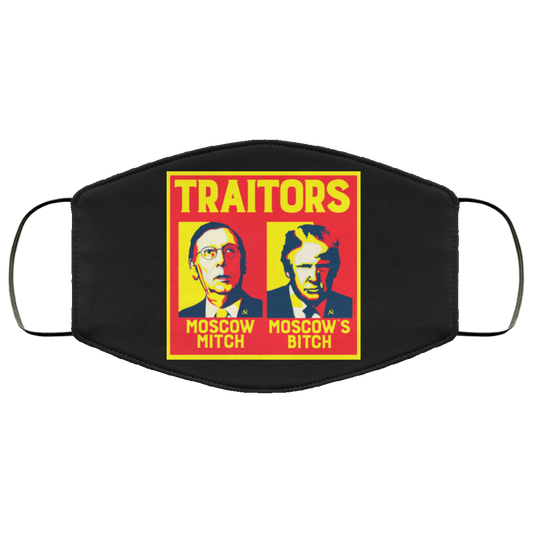 Traitors Ditch Moscow Mitch Face Mask