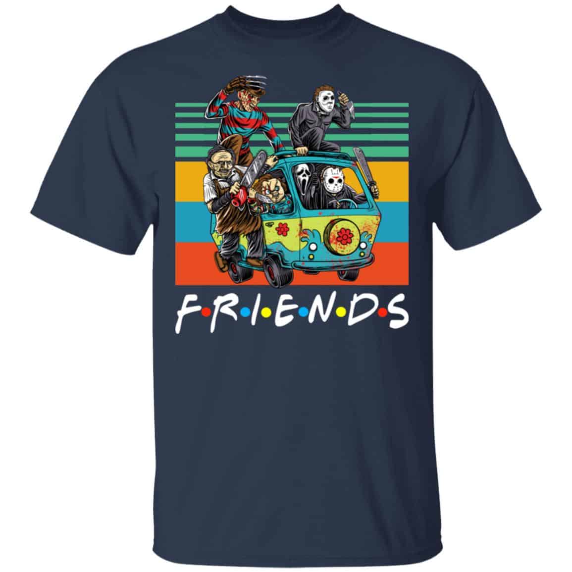 Halloween Friends Characters Horror Shirt, Hoodie, Tank