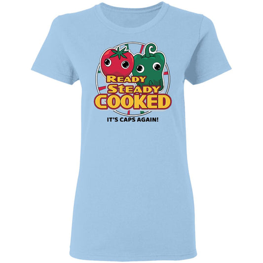 Ready Steady Cooked It’s Caps Again Shirt, Hoodie, Tank