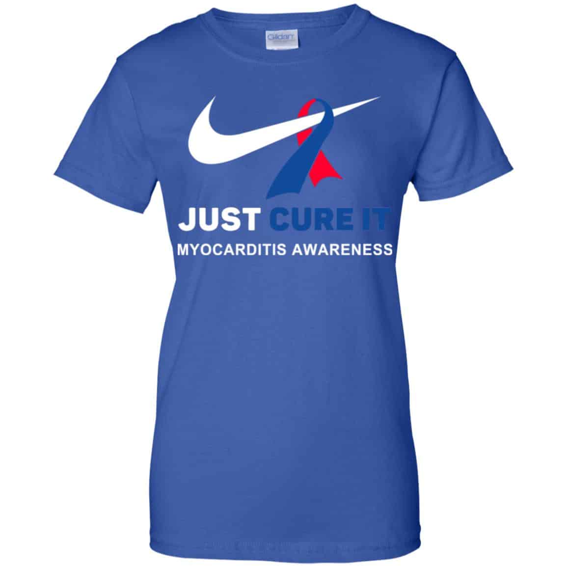 Myocarditis Awareness: Just Cure It T-Shirts, Hoodies, Tank