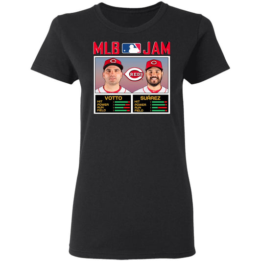 
	MLB Jam Reds Votto And Suarez Shirt, Hoodie, Tank