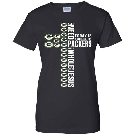 
	Jesus: All I Need Is A Little Bit Of Green Bay Packers And A Whole Lot Of Jesus T-Shirts, Hoodie, Tank