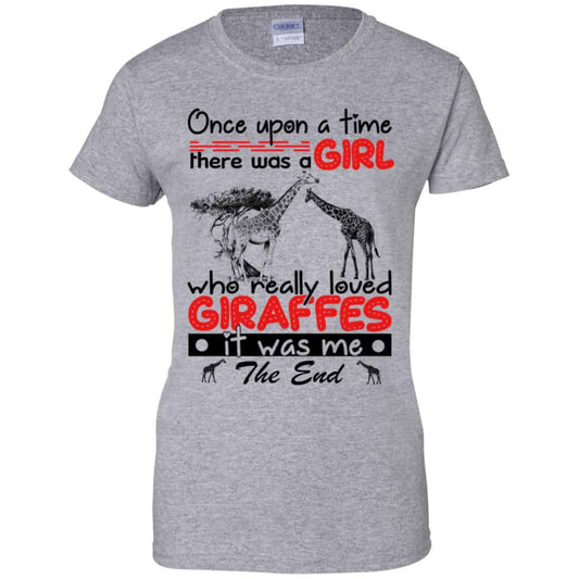 Once Upon A Time There Was A Girl Who Really Loved Giraffes It Was Me T-Shirts, Hoodie, Tank