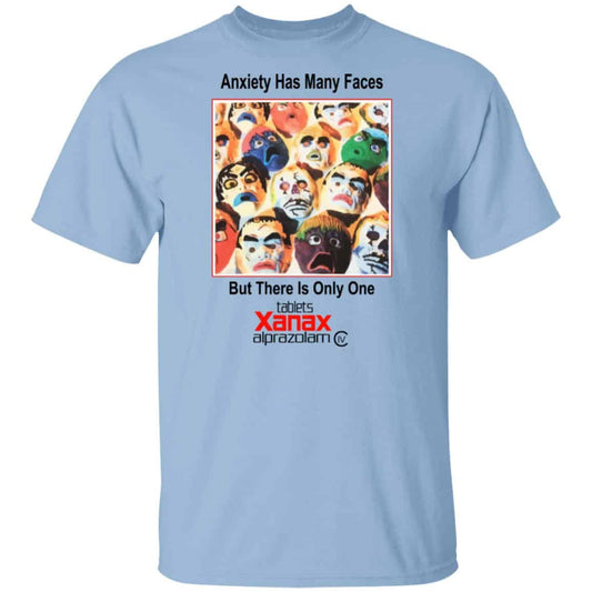 Anxiety Has Many Faces Shirt, Hoodie, Tank