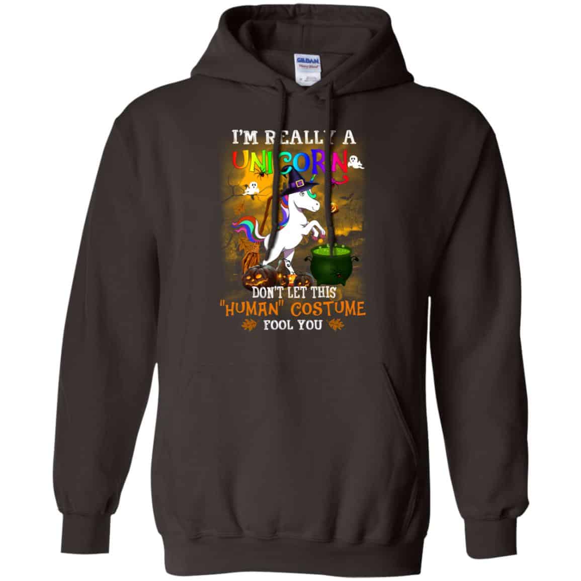 Unicorn: I’m Really A Unicorn Don’t Let This Human Costume Fool You T-Shirts, Hoodie, Tank