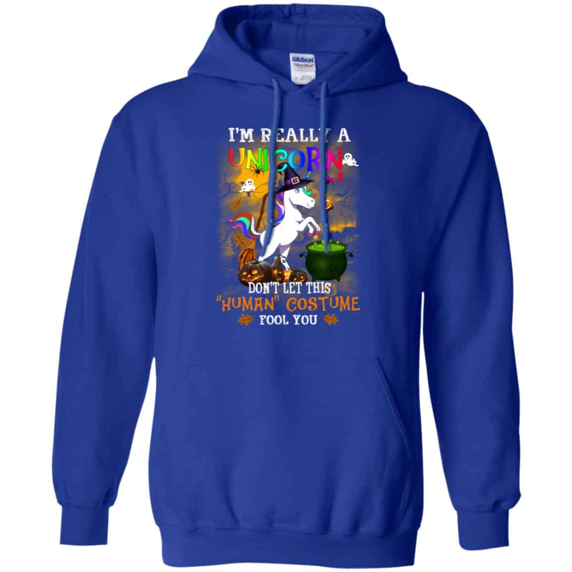 Unicorn: I’m Really A Unicorn Don’t Let This Human Costume Fool You T-Shirts, Hoodie, Tank