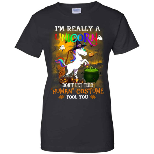 
	Unicorn: I’m Really A Unicorn Don’t Let This Human Costume Fool You T-Shirts, Hoodie, Tank