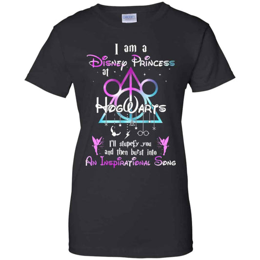 
	Harry Potter: I Am A Disney Princess At Hogwarts I’ll Stupefy You And Then Burst Into An Inspirational Song Disney T-Shirts, Hoodie, Tank