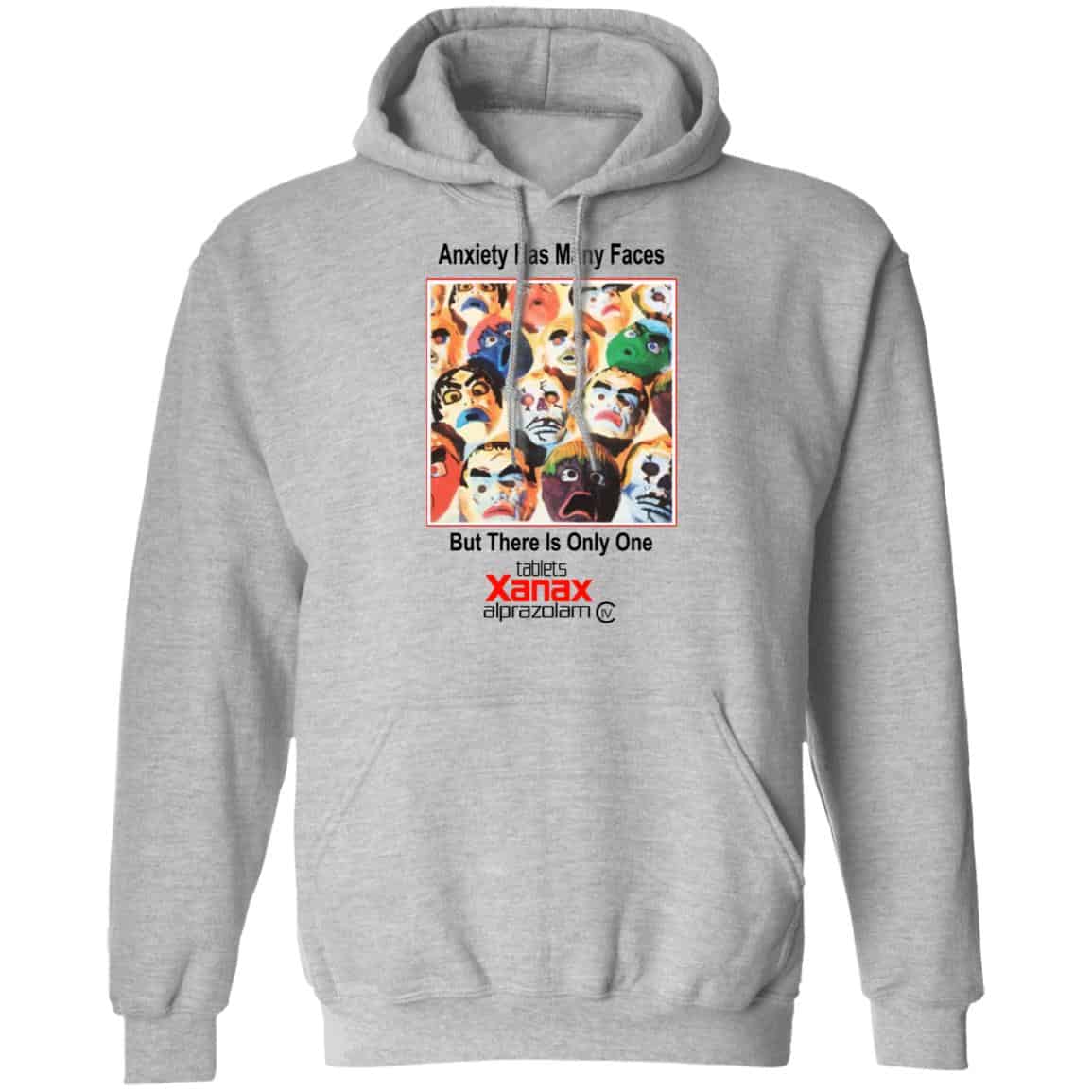 Anxiety Has Many Faces Shirt, Hoodie, Tank