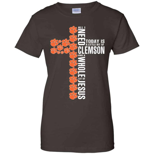 Jesus: All I Need Is A Little Bit Of Clemson Tigers And A Whole Lot Of Jesus T-Shirts, Hoodie, Tank