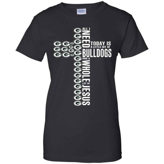 
	Jesus: All I Need Is A Little Bit Of Georgia Bulldogs And A Whole Lot Of Jesus T-Shirts, Hoodie, Tank