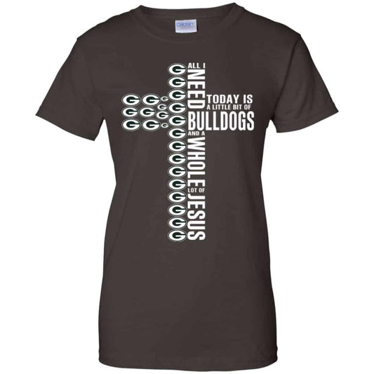 Jesus: All I Need Is A Little Bit Of Georgia Bulldogs And A Whole Lot Of Jesus T-Shirts, Hoodie, Tank
