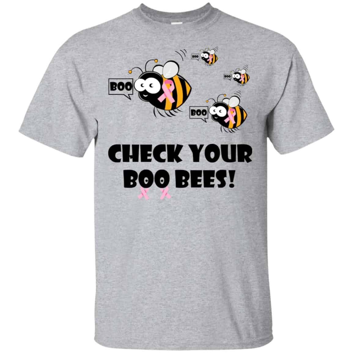 Breast Cancer Awareness: Check Your Boo Bees T-Shirts, Hoodie, Tank