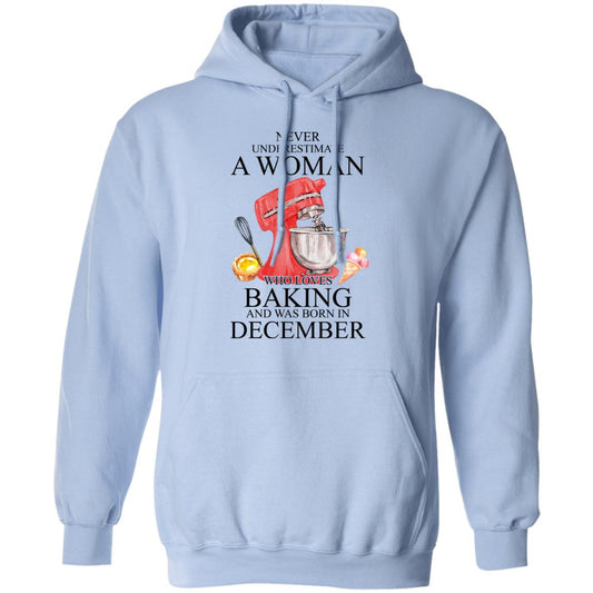 A Woman Who Loves Baking And Was Born In December Shirt, Hoodie, Tank