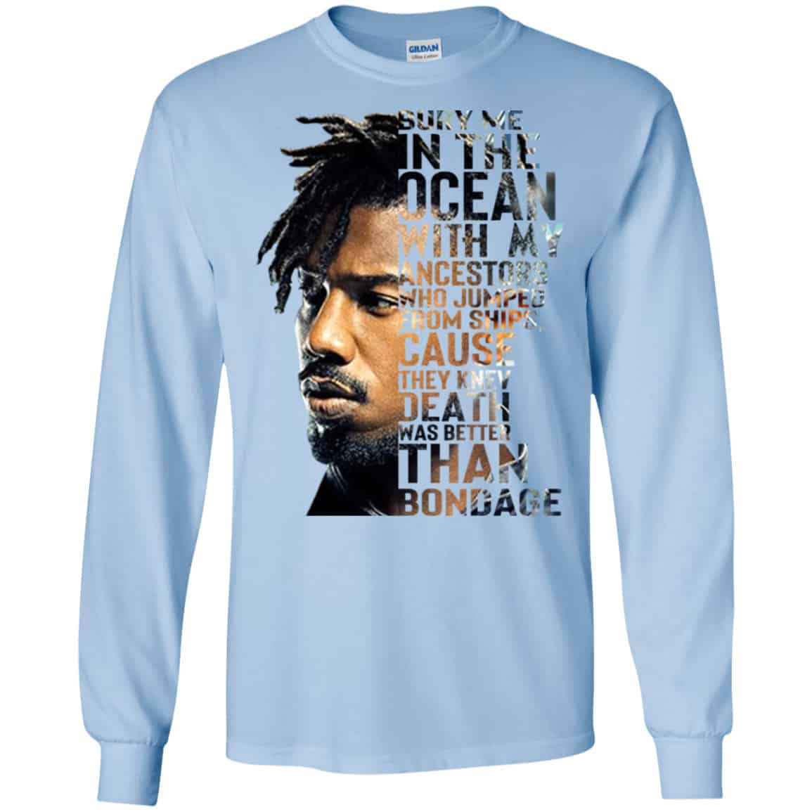 Bury Me In The Ocean With My Accestors Erik Killmonger Quotes Shirt, Hoodie, Tank