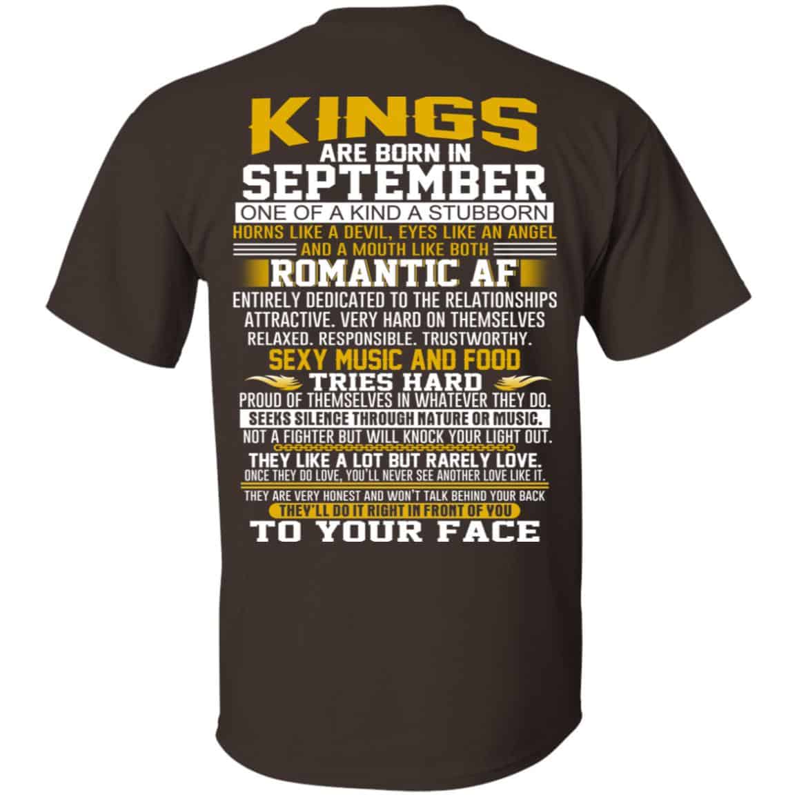 Kings Are Born In September One Of A Kind A Stubborn T-Shirts, Hoodie, Tank