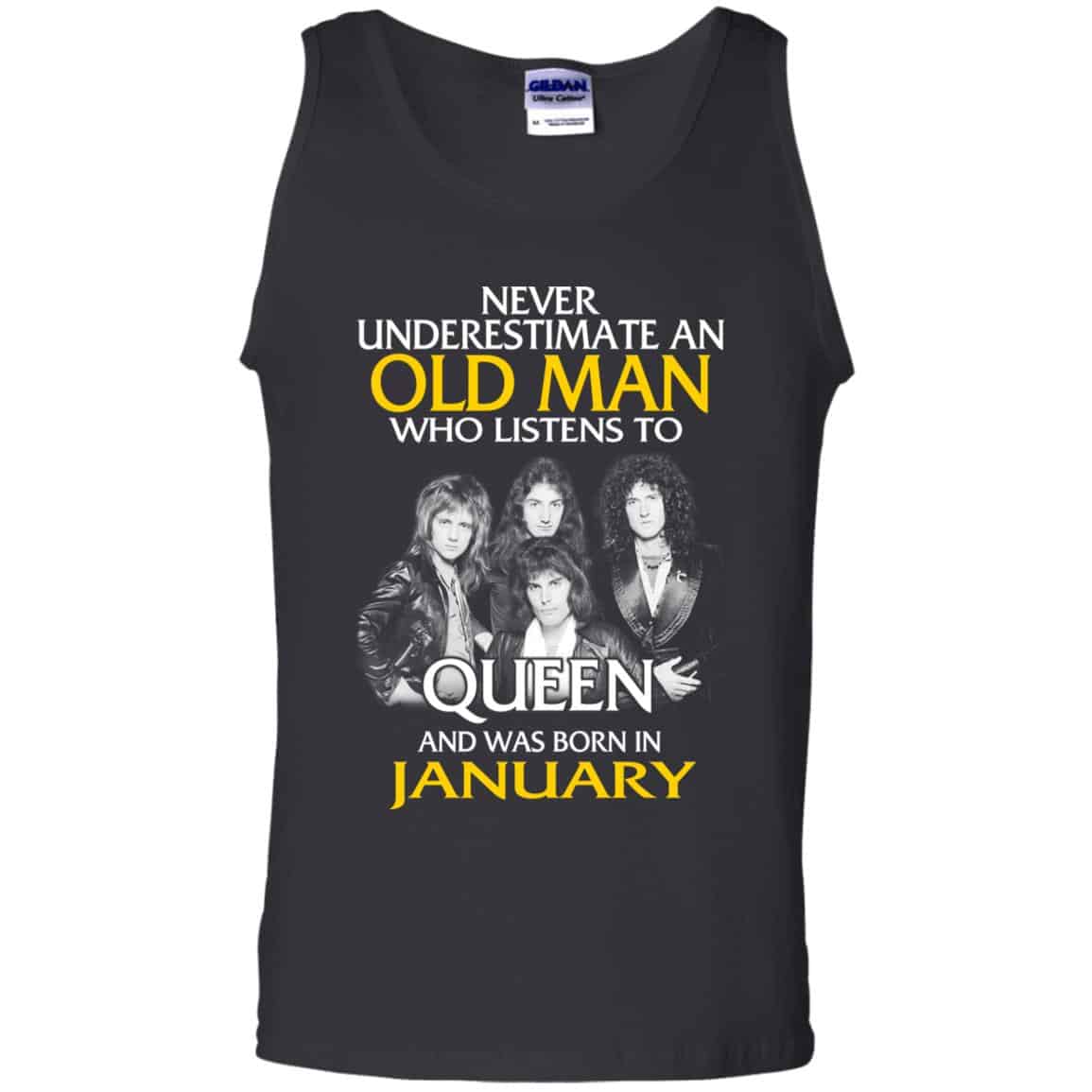 
	An Old Man Who Listens To Queen And Was Born In January T-Shirts, Hoodie, Tank