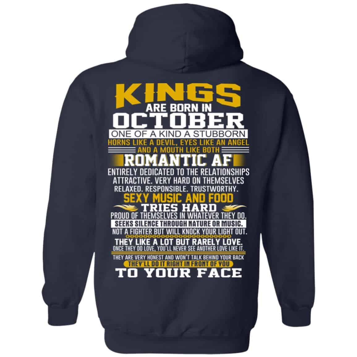 Kings Are Born In October One Of A Kind A Stubborn T-Shirts, Hoodie, Tank