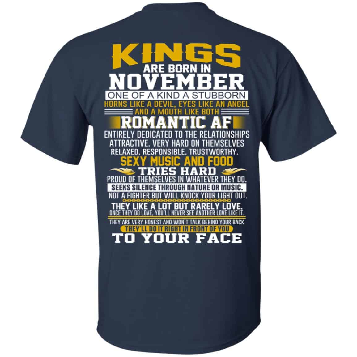 Kings Are Born In November One Of A Kind A Stubborn T-Shirts, Hoodie, Tank