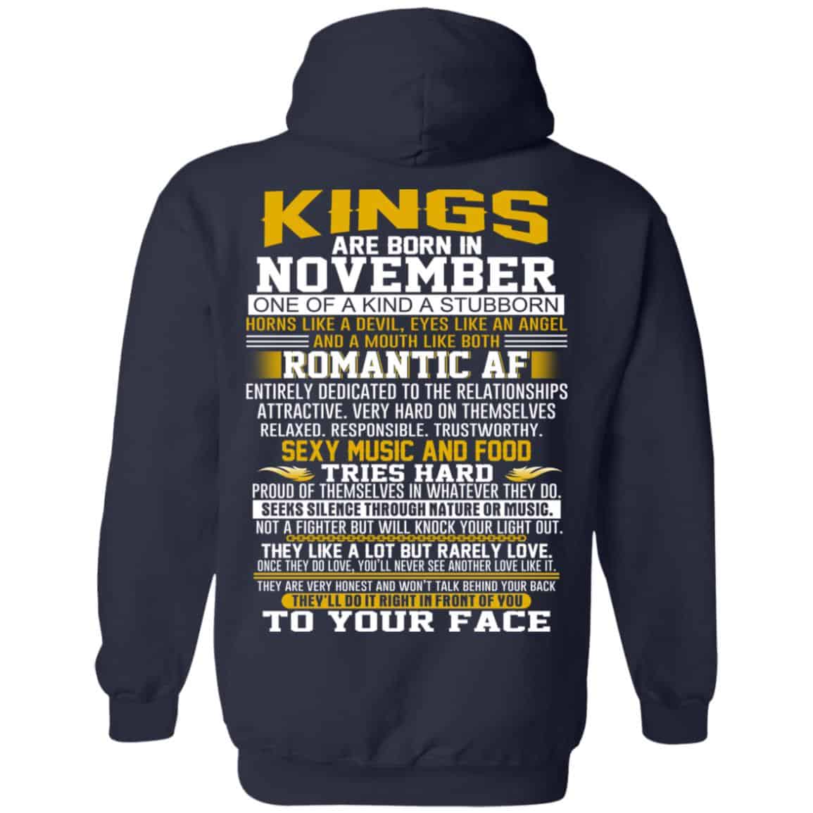 Kings Are Born In November One Of A Kind A Stubborn T-Shirts, Hoodie, Tank