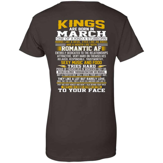 Kings Are Born In March One Of A Kind A Stubborn T-Shirts, Hoodie, Tank