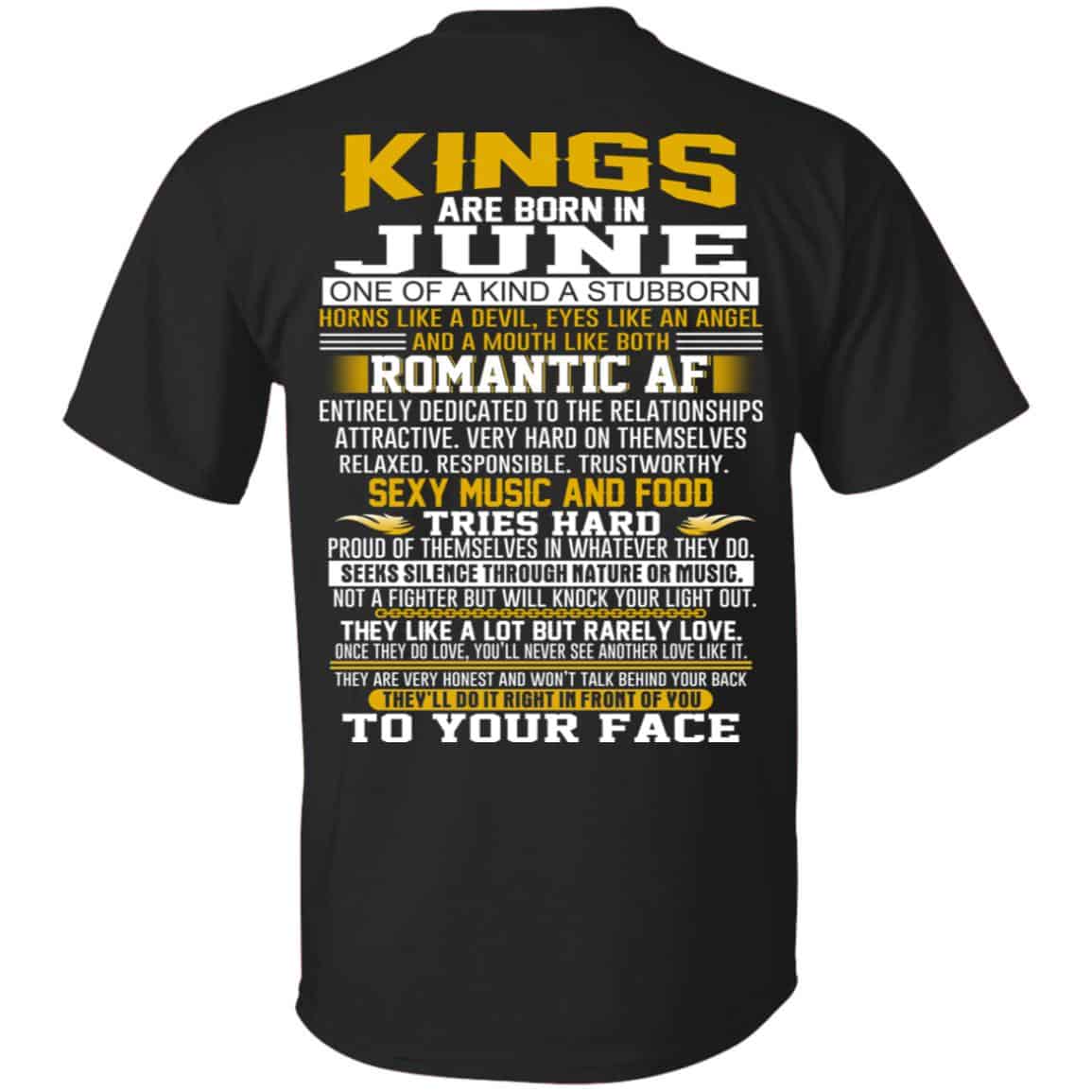 Kings Are Born In June One Of A Kind A Stubborn T-Shirts, Hoodie, Tank