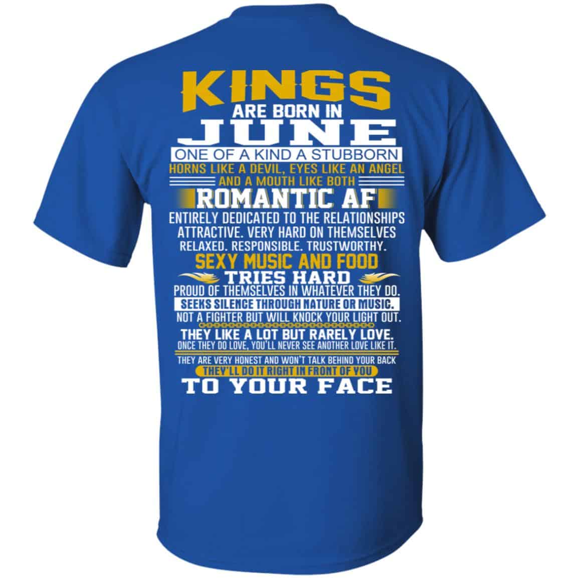 Kings Are Born In June One Of A Kind A Stubborn T-Shirts, Hoodie, Tank