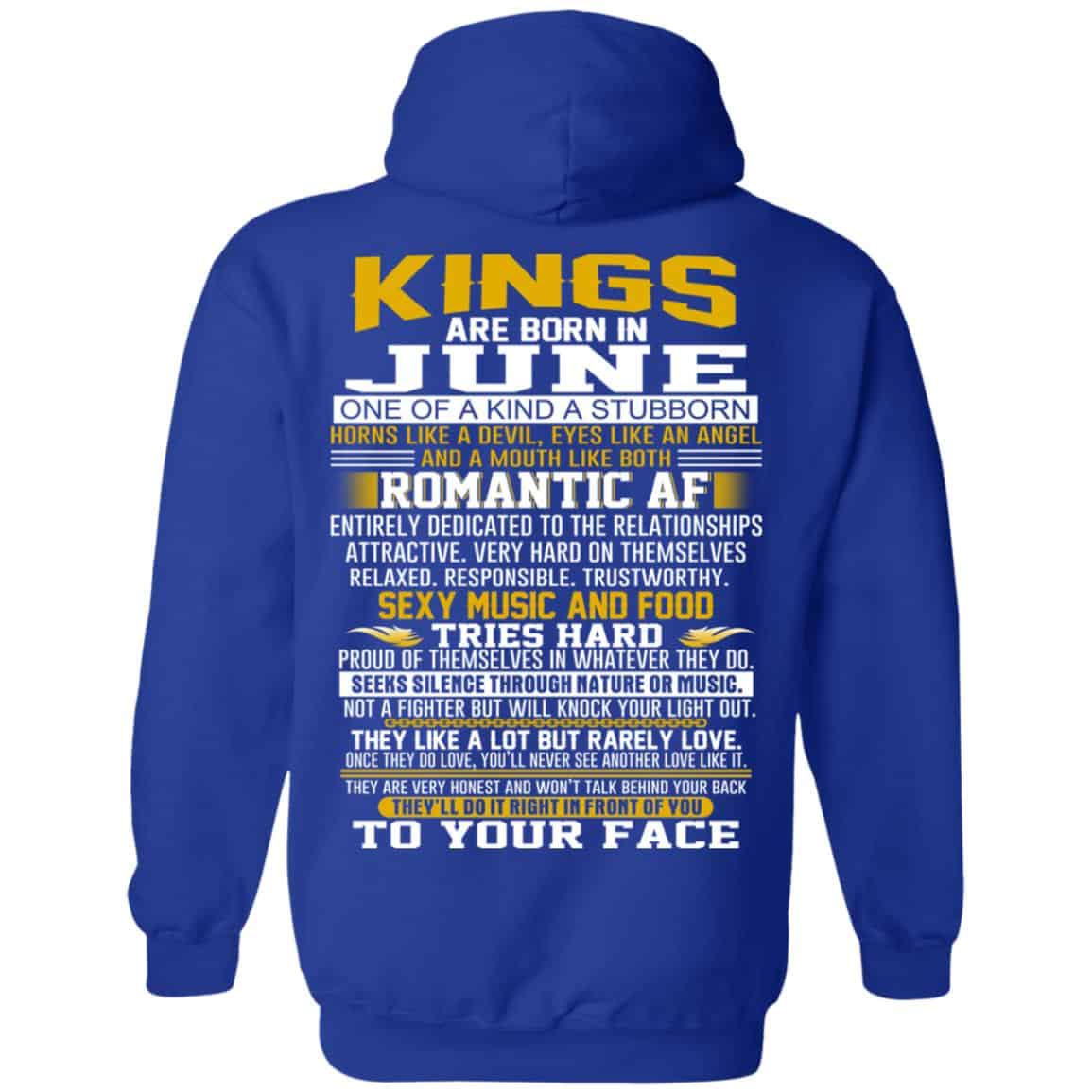 Kings Are Born In June One Of A Kind A Stubborn T-Shirts, Hoodie, Tank