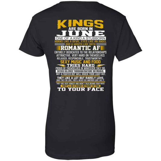
	Kings Are Born In June One Of A Kind A Stubborn T-Shirts, Hoodie, Tank