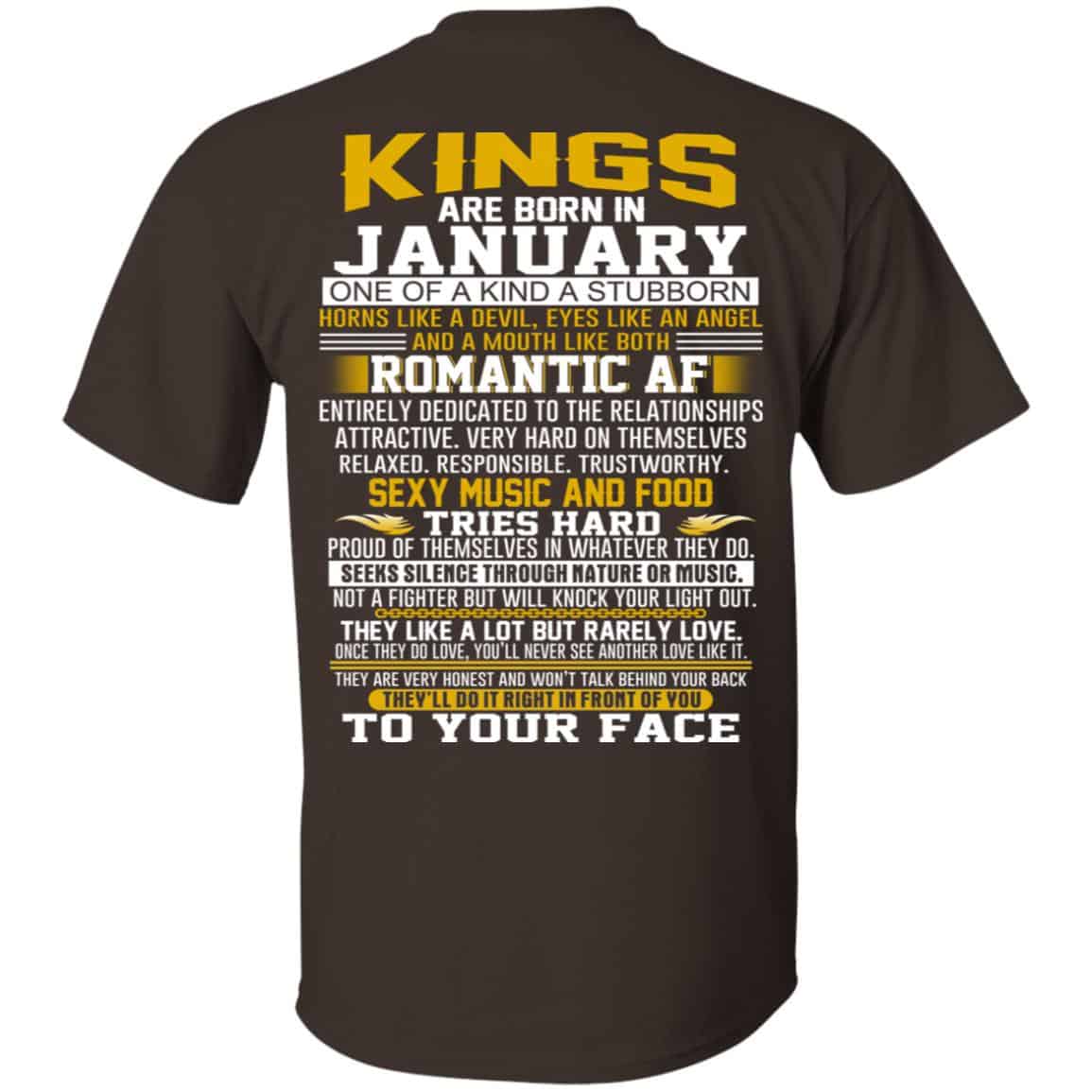 Kings Are Born In January One Of A Kind A Stubborn T-Shirts, Hoodie, Tank