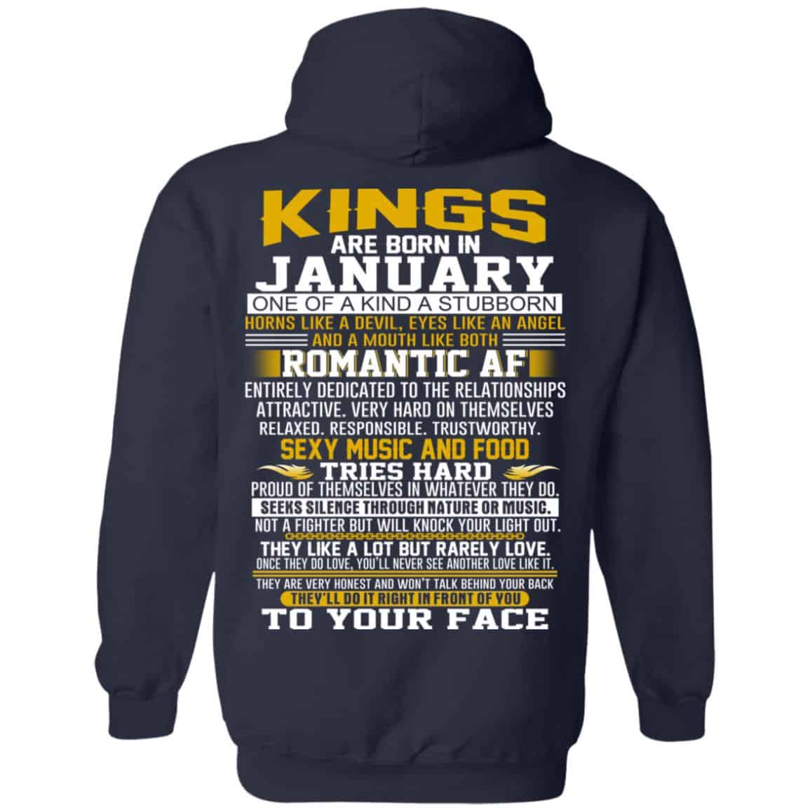 Kings Are Born In January One Of A Kind A Stubborn T-Shirts, Hoodie, Tank