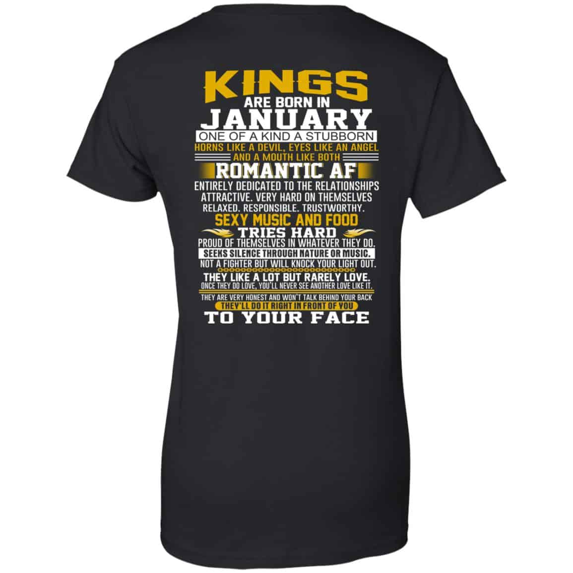 
	Kings Are Born In January One Of A Kind A Stubborn T-Shirts, Hoodie, Tank