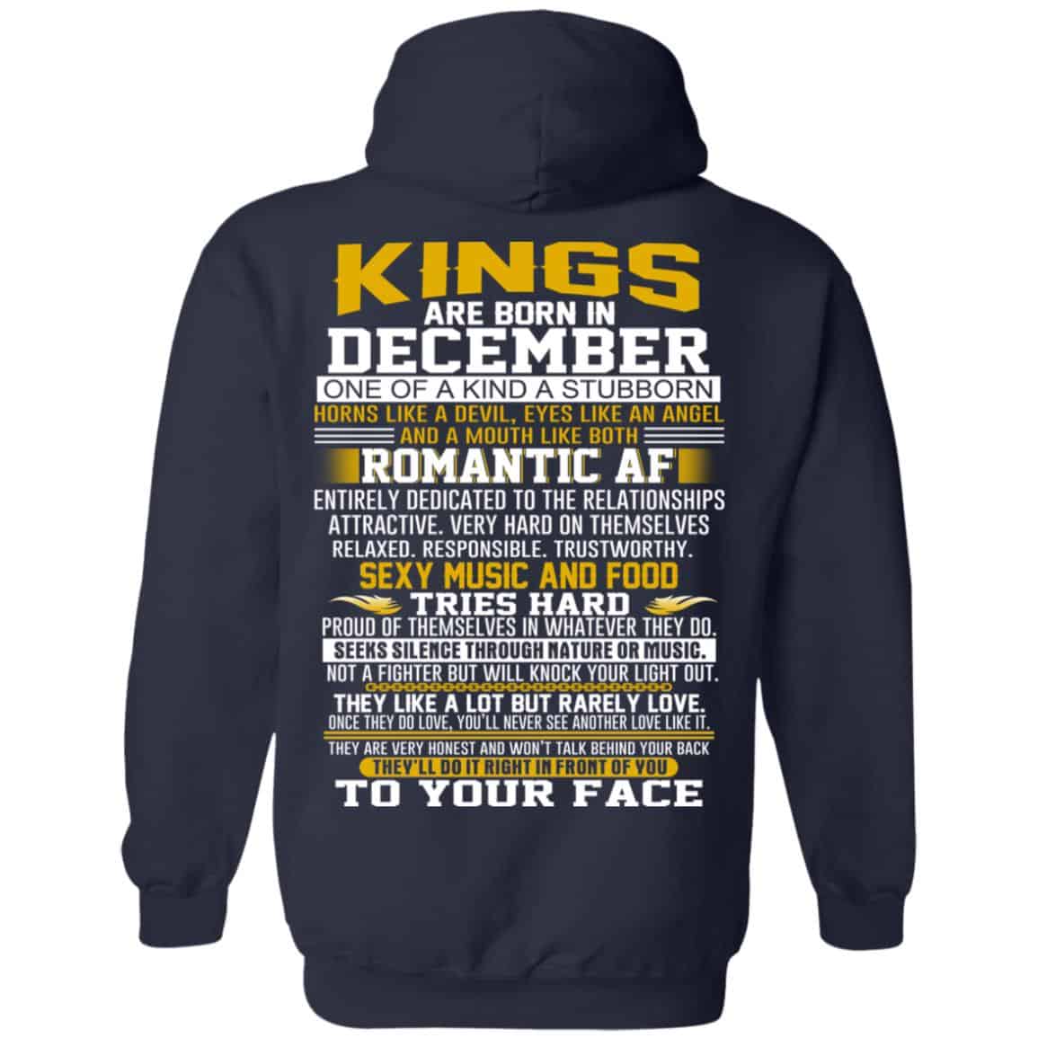 Kings Are Born In December One Of A Kind A Stubborn T-Shirts, Hoodie, Tank